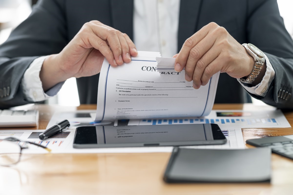 résiliation d_un contrat