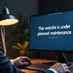 Ce site web est en cours de maintenance planifiée : un guide pour l’utilisateur