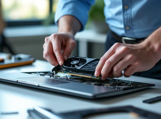 découvrez les étapes essentielles pour changer la carte graphique de votre pc portable asus. ce guide complet vous informera sur les outils nécessaires, les précautions à prendre et les astuces pour réussir cette opération en toute sécurité. améliorez les performances de votre machine facilement !