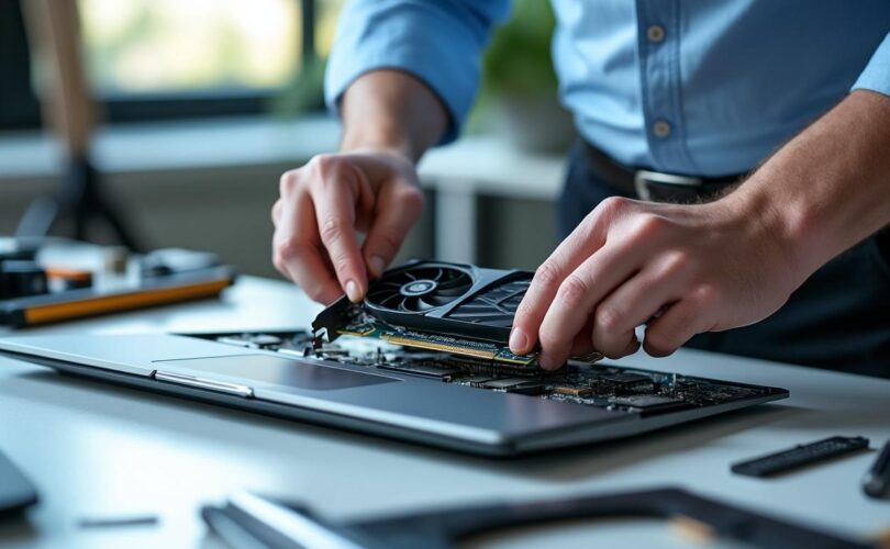 découvrez les étapes essentielles pour changer la carte graphique de votre pc portable asus. ce guide complet vous informera sur les outils nécessaires, les précautions à prendre et les astuces pour réussir cette opération en toute sécurité. améliorez les performances de votre machine facilement !