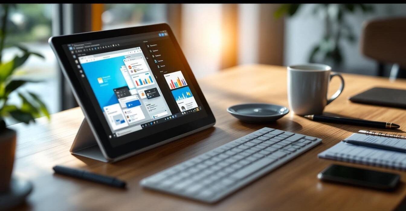 découvrez comment maximiser votre productivité professionnelle grâce à une tablette windows. astuces et conseils pour un usage optimal au bureau.