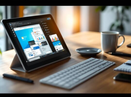 découvrez comment maximiser votre productivité professionnelle grâce à une tablette windows. astuces et conseils pour un usage optimal au bureau.