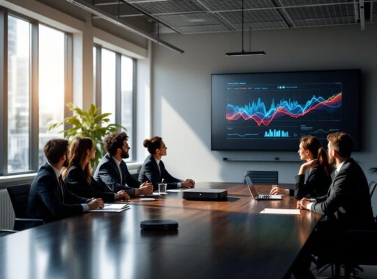 découvrez comment un vidéoprojecteur bureautique silencieux peut améliorer vos conférences en offrant une projection de qualité sans bruit, pour des présentations claires et professionnelles.