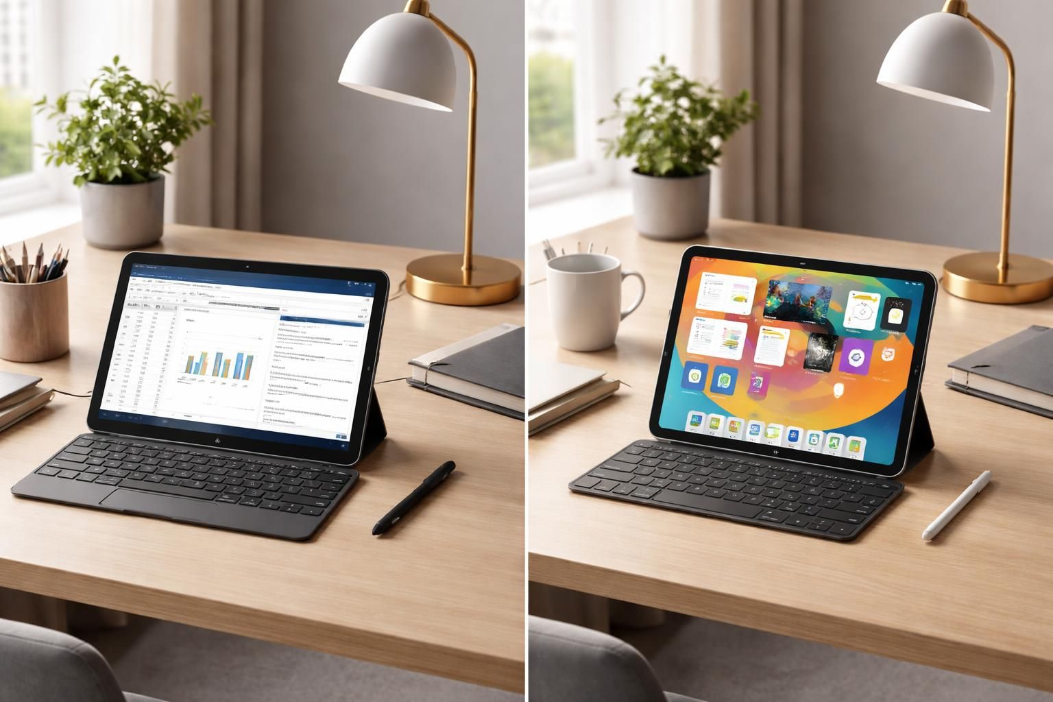 découvrez notre comparaison détaillée entre tablette windows et ipad selon votre usage professionnel pour choisir l'appareil idéal au bureau.
