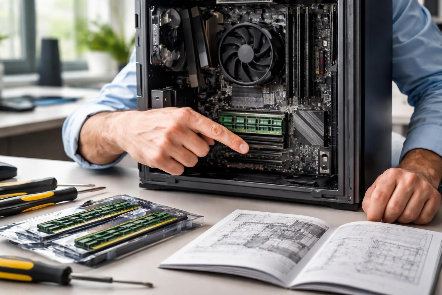 découvrez comment vérifier les slots libres et le type de ram de votre ordinateur avant d'acheter pour optimiser performance et compatibilité.