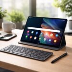 Productivité : clavier/stylet accessoires utiles sur tablette Samsung en entreprise