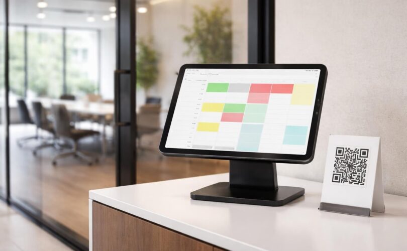 découvrez comment utiliser un ipad en tant que 'room display' pour gérer les plannings de check-in et afficher un qr code devant la salle, simplifiant ainsi l'organisation et l'accès aux réservations.