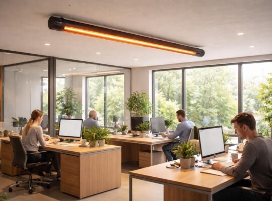 découvrez les avantages du chauffage de bureaux avec des tubes radiants gaz ou électriques, une solution discrète et efficace pour un confort optimal au travail.