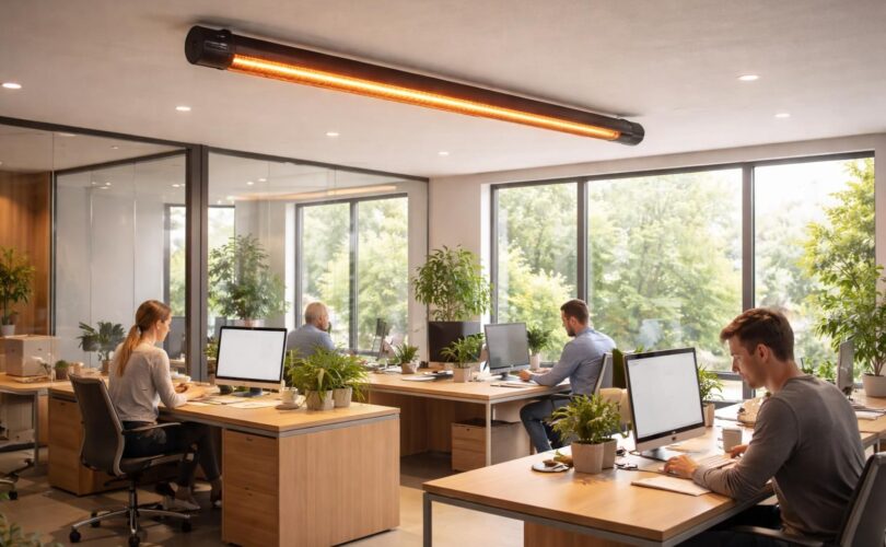 découvrez les avantages du chauffage de bureaux avec des tubes radiants gaz ou électriques, une solution discrète et efficace pour un confort optimal au travail.