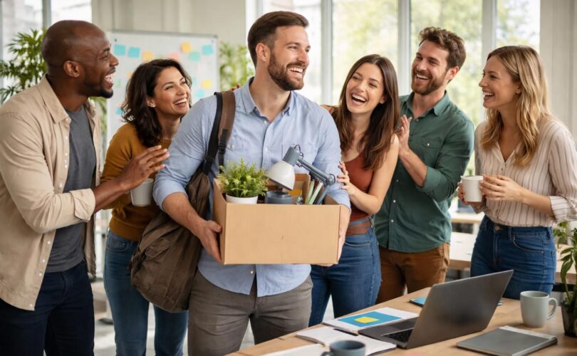 découvrez comment un message de départ alliant positivité et humour peut transformer l'ambiance au bureau et renforcer les liens entre collègues.