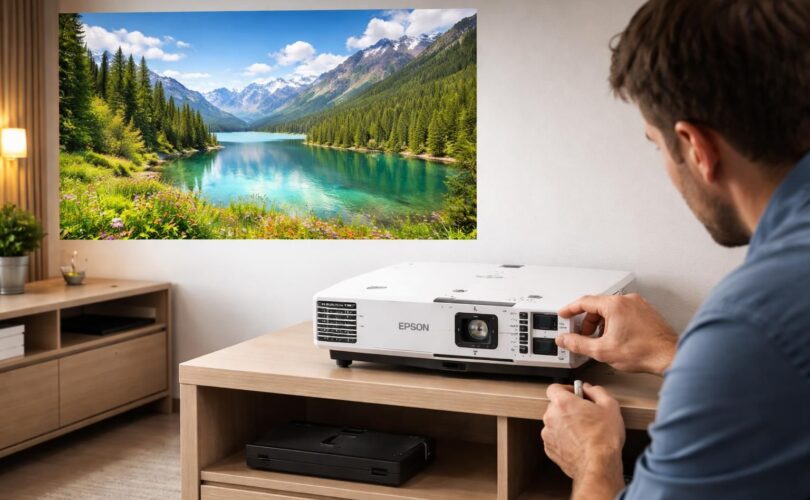 découvrez comment utiliser la fonction lens shift des vidéoprojecteurs epson pour installer facilement votre appareil sans déformation d’image, assurant une projection parfaite et un affichage net.