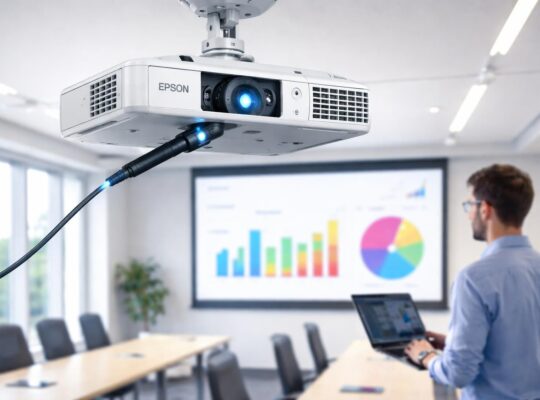 découvrez comment sécuriser l’affichage de votre vidéoprojecteur epson à distance grâce à la technologie hdmi fibre, pour une transmission fiable et de haute qualité.