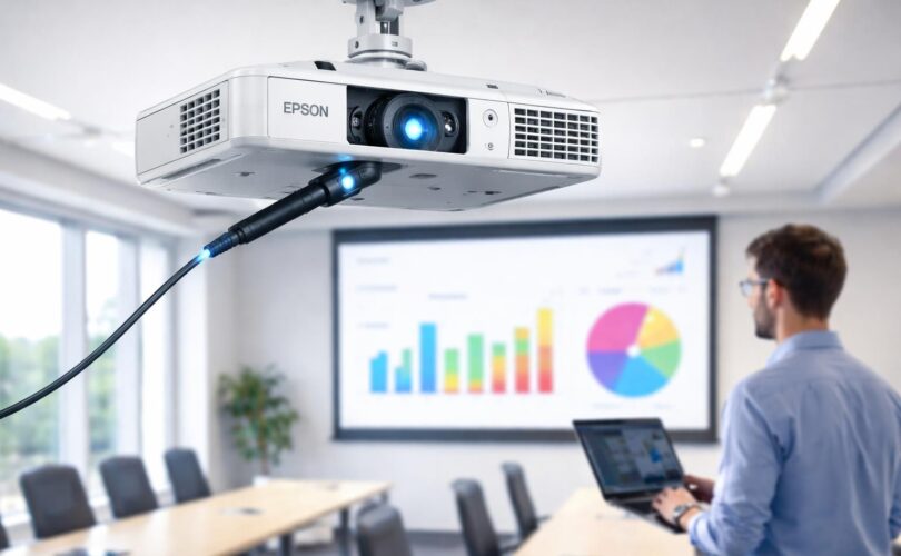 découvrez comment sécuriser l’affichage de votre vidéoprojecteur epson à distance grâce à la technologie hdmi fibre, pour une transmission fiable et de haute qualité.