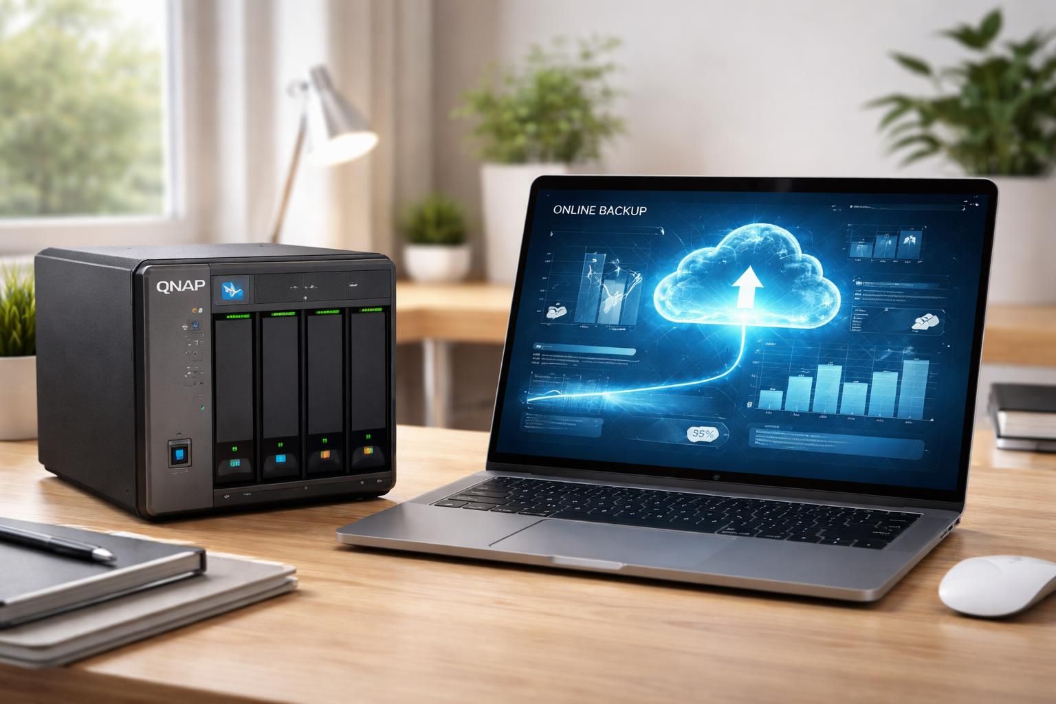 découvrez comment les serveurs nas qnap associés à la sauvegarde en ligne offrent une solution fiable et sécurisée pour protéger vos données essentielles.