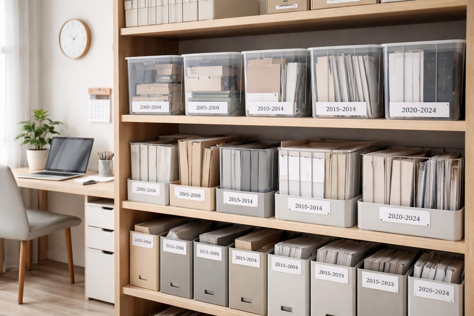 apprenez à organiser votre stockage de manière efficace en classant vos documents et fichiers par ordre chronologique pour un accès rapide et simplifié.