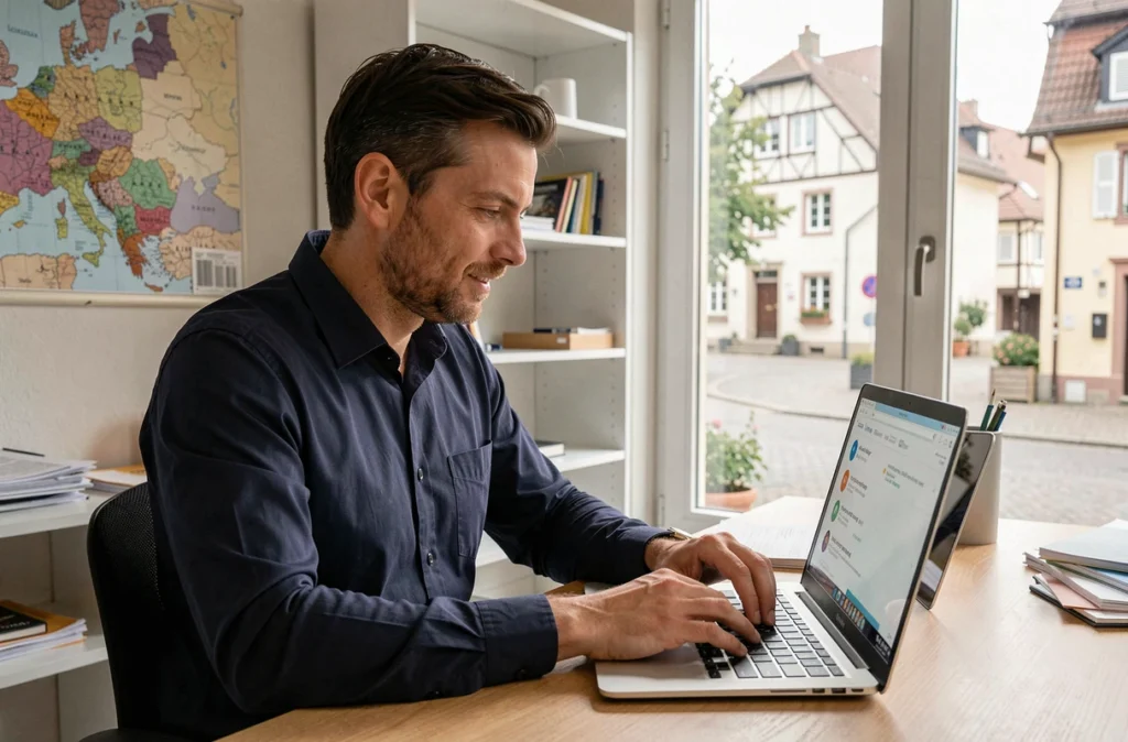 Spécialiste SEO et e-réputation de Pullseo travaillant sur des données de notoriété en ligne depuis Brumath